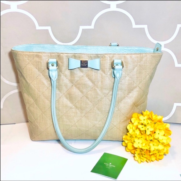 NWOT Kate spade | Renny Drive Straw Tote Bag - Picture 3 of 16